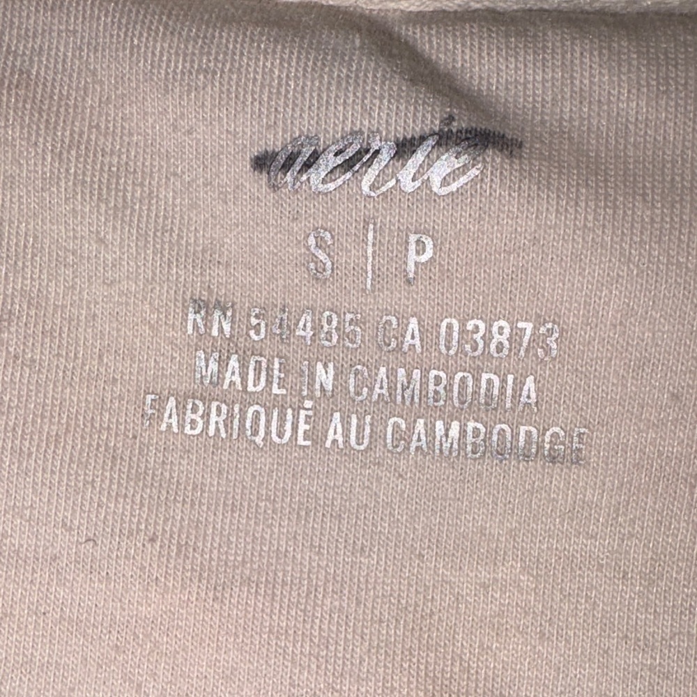 Aerie Sherpa Quarter Zip Pullover Oversized Teddy Fleece Cozy Sweatshirt Small - Picture 4 of 7
